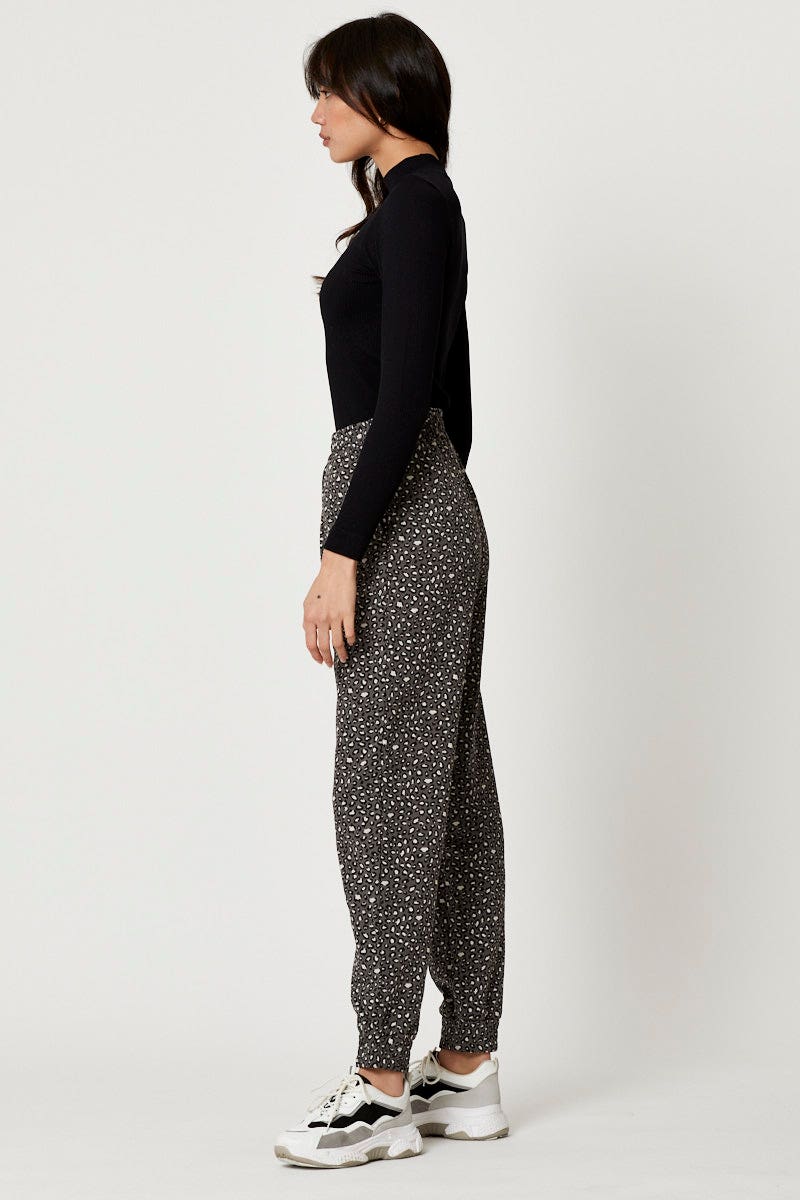 Print Jogger Track Pants - Image 3